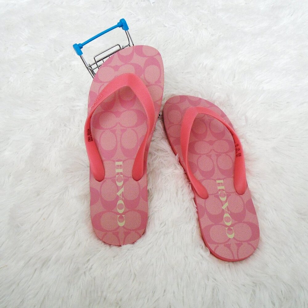 Coach Zak Flip Flips Womens Taffy 8B